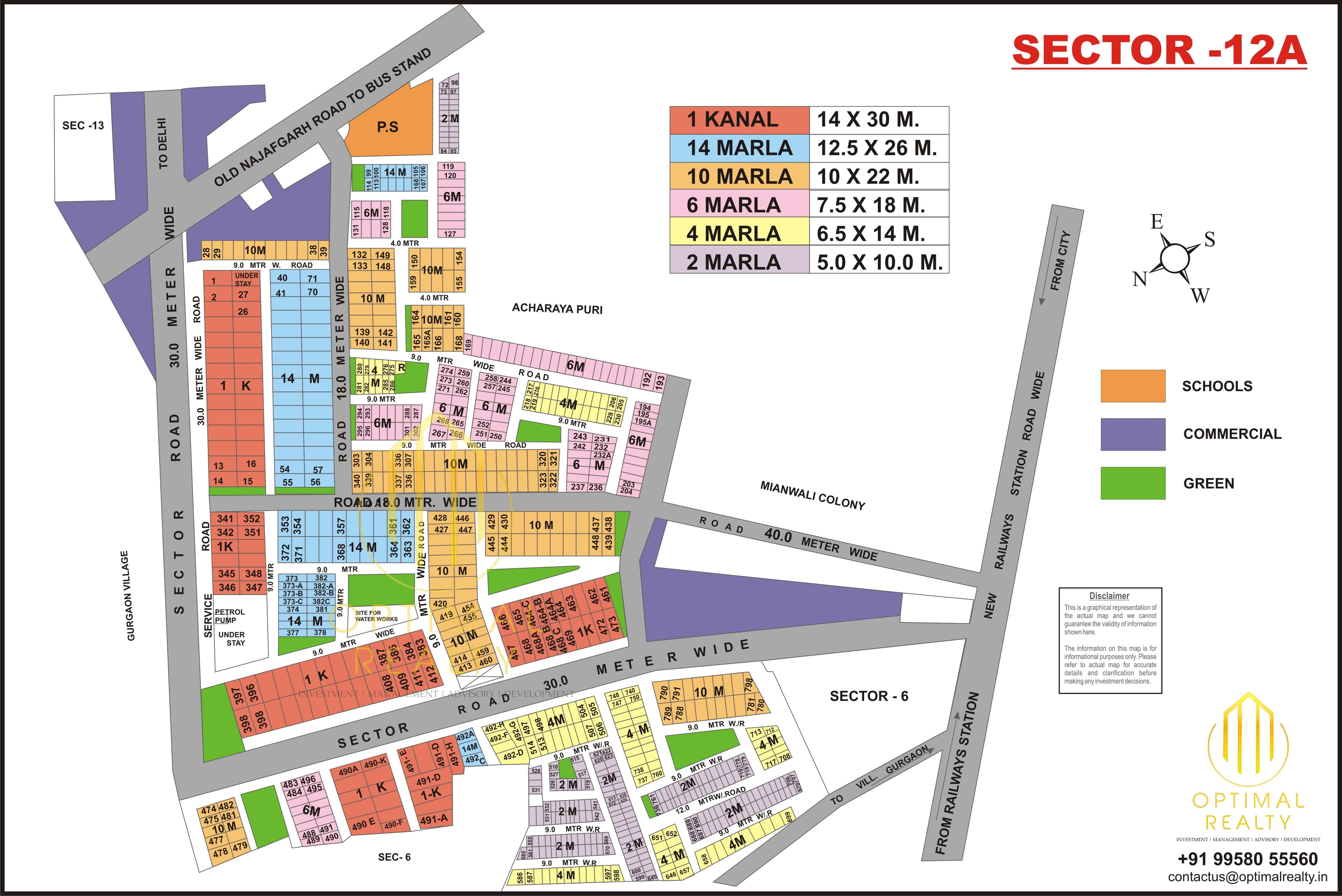 Sector 12A sector map