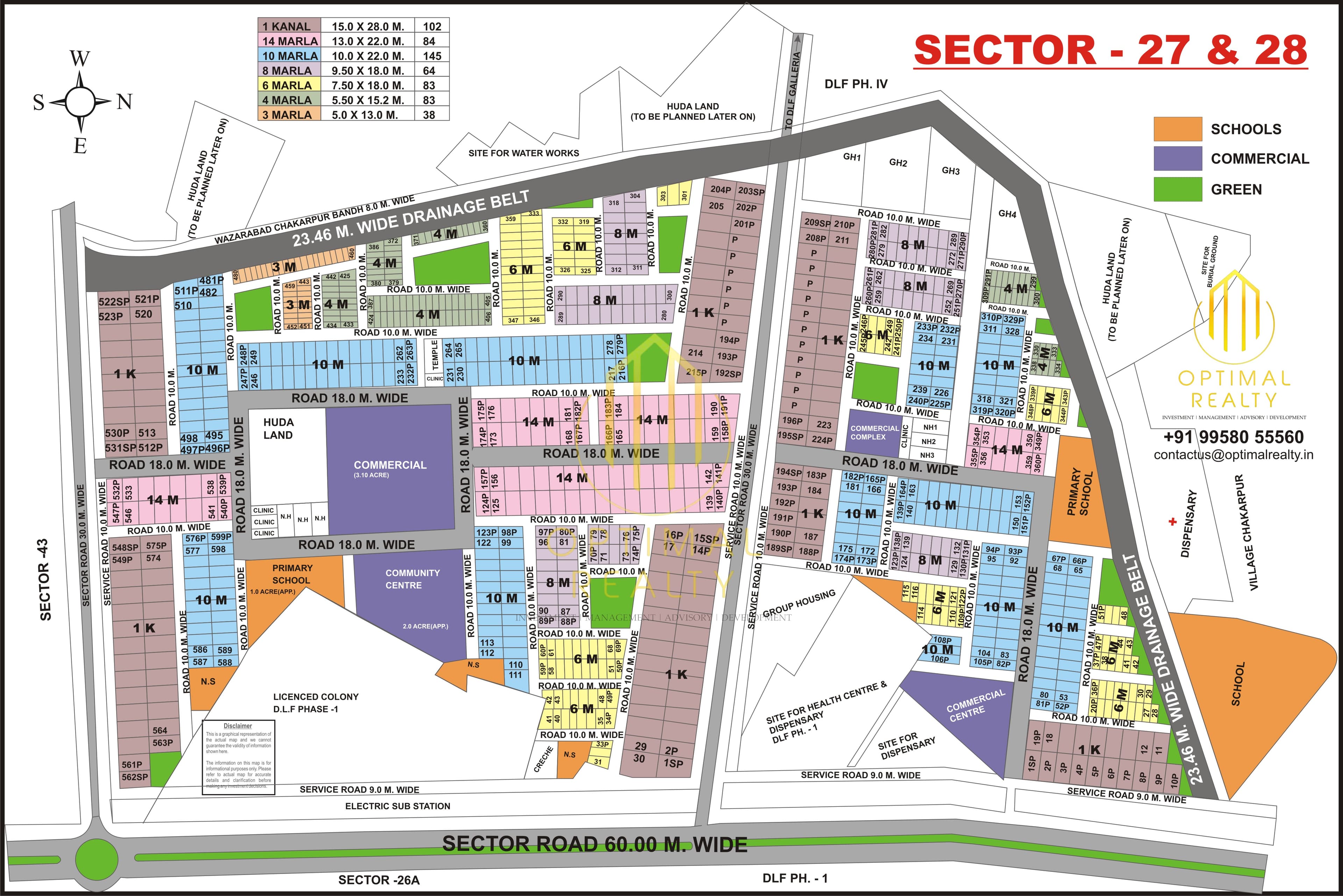 Sector 27 & 28 sector map