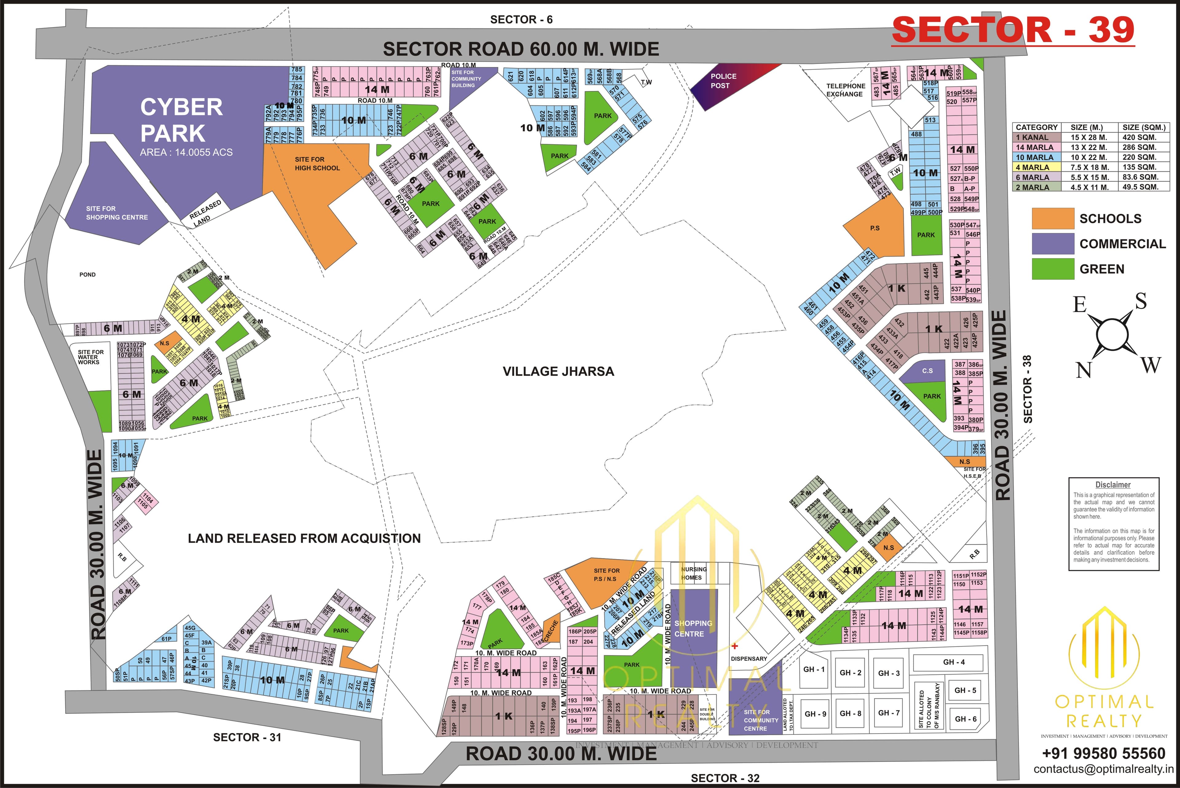 Sector 39 sector map