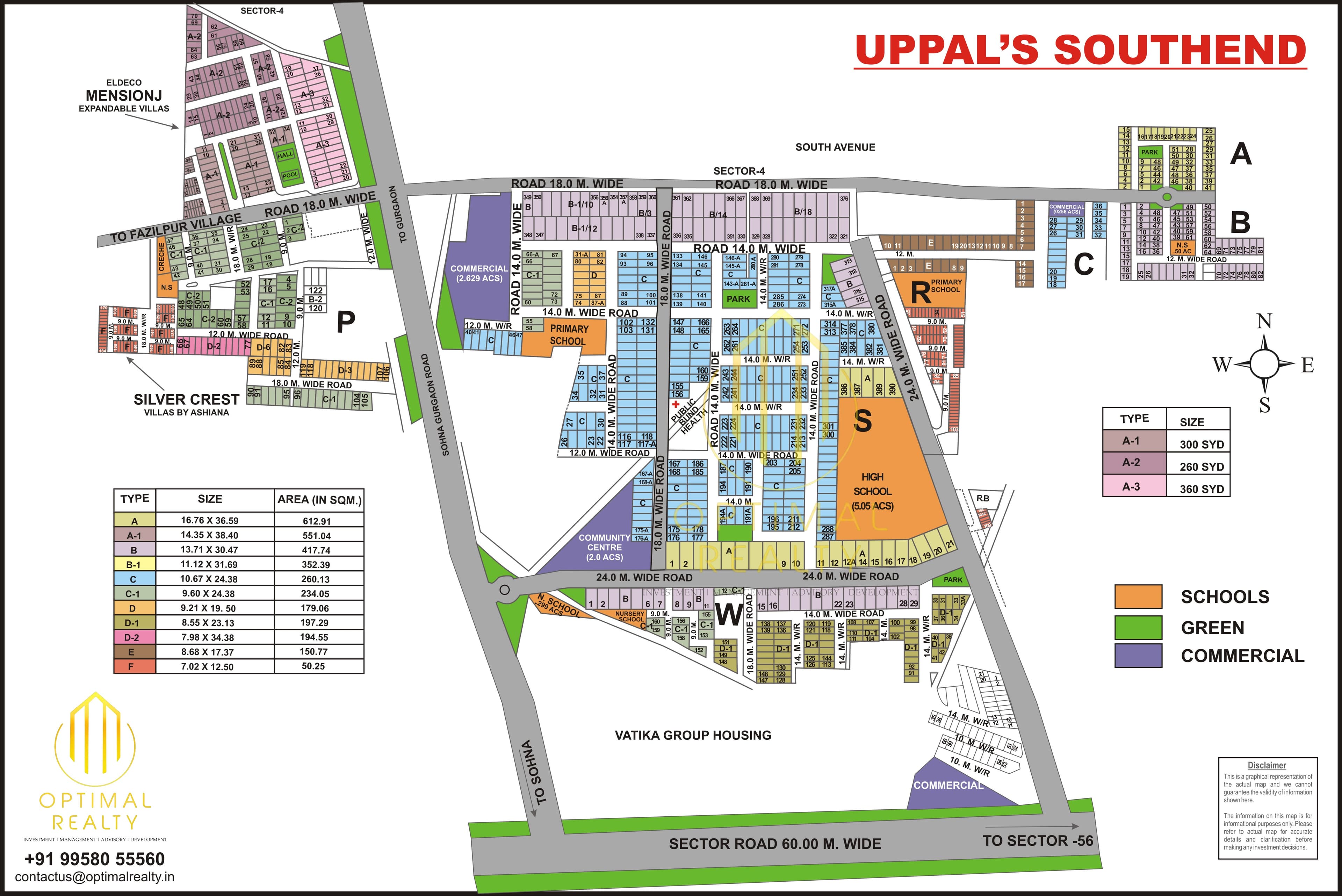 Uppal Southend sector map