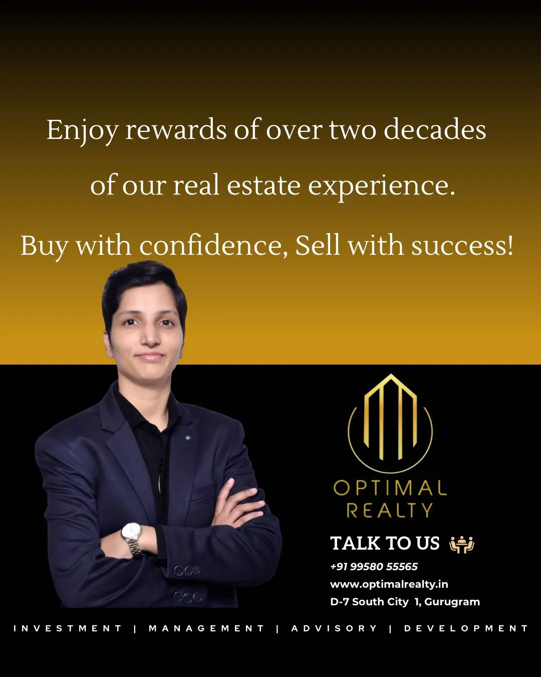 Jyoti Malik, Sales Team at Optimal Realty Gurgaon