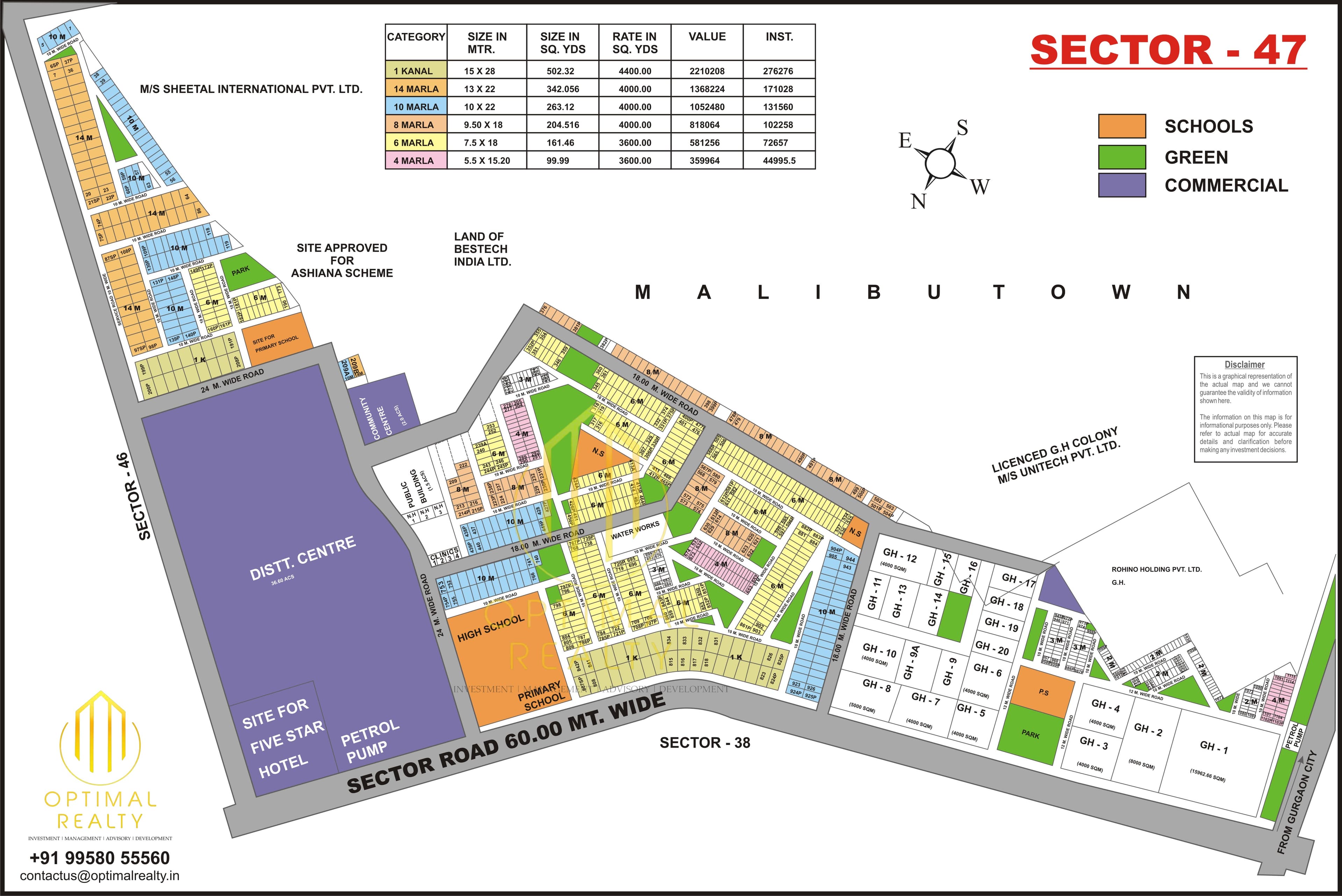 Sohna Road Gurgaon sector map
