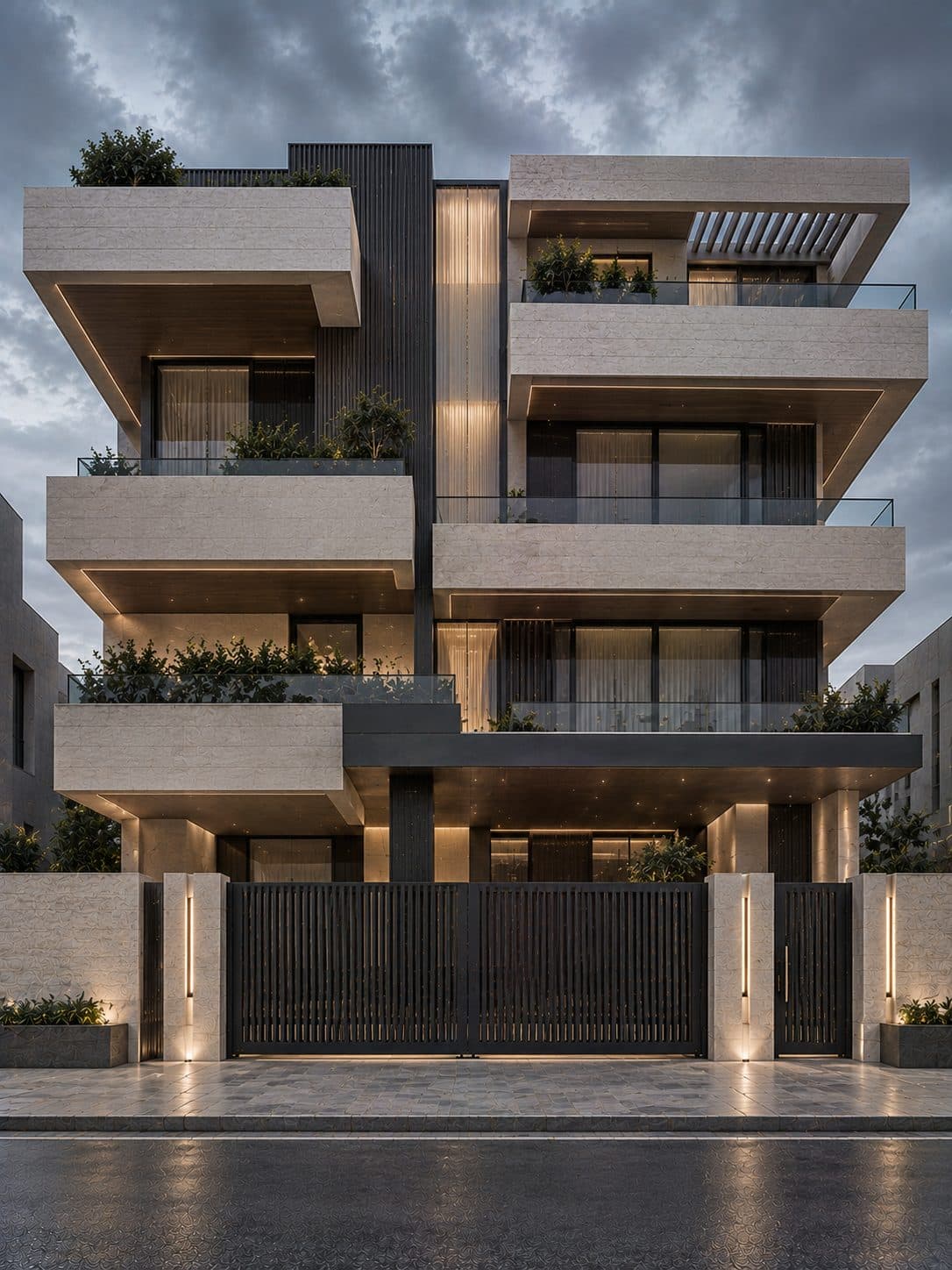 Facade of a 3 BHK builder floor in Malibu Town, Gurgaon