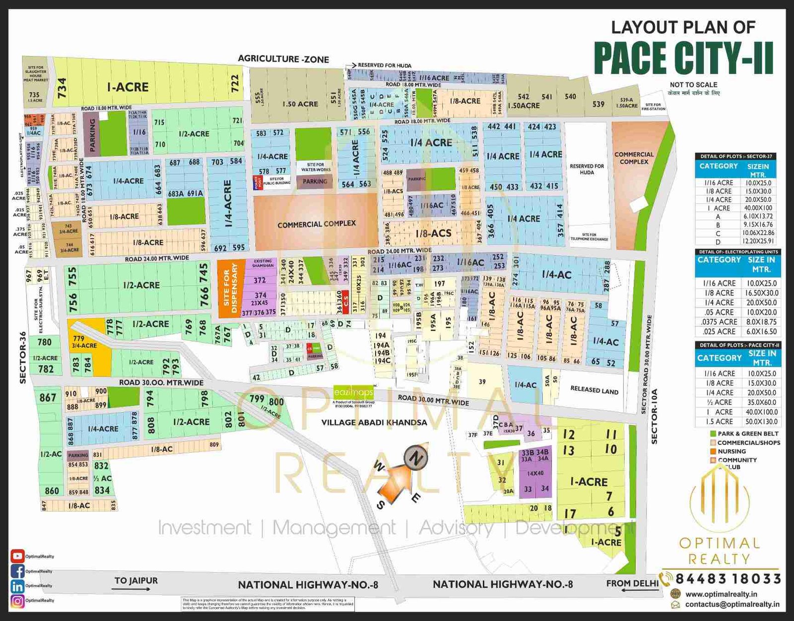 PACE CITY-II map preview