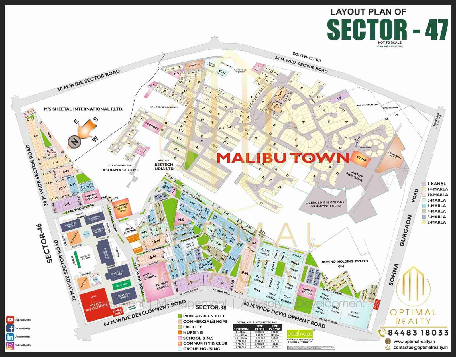SECTOR - 47 map preview