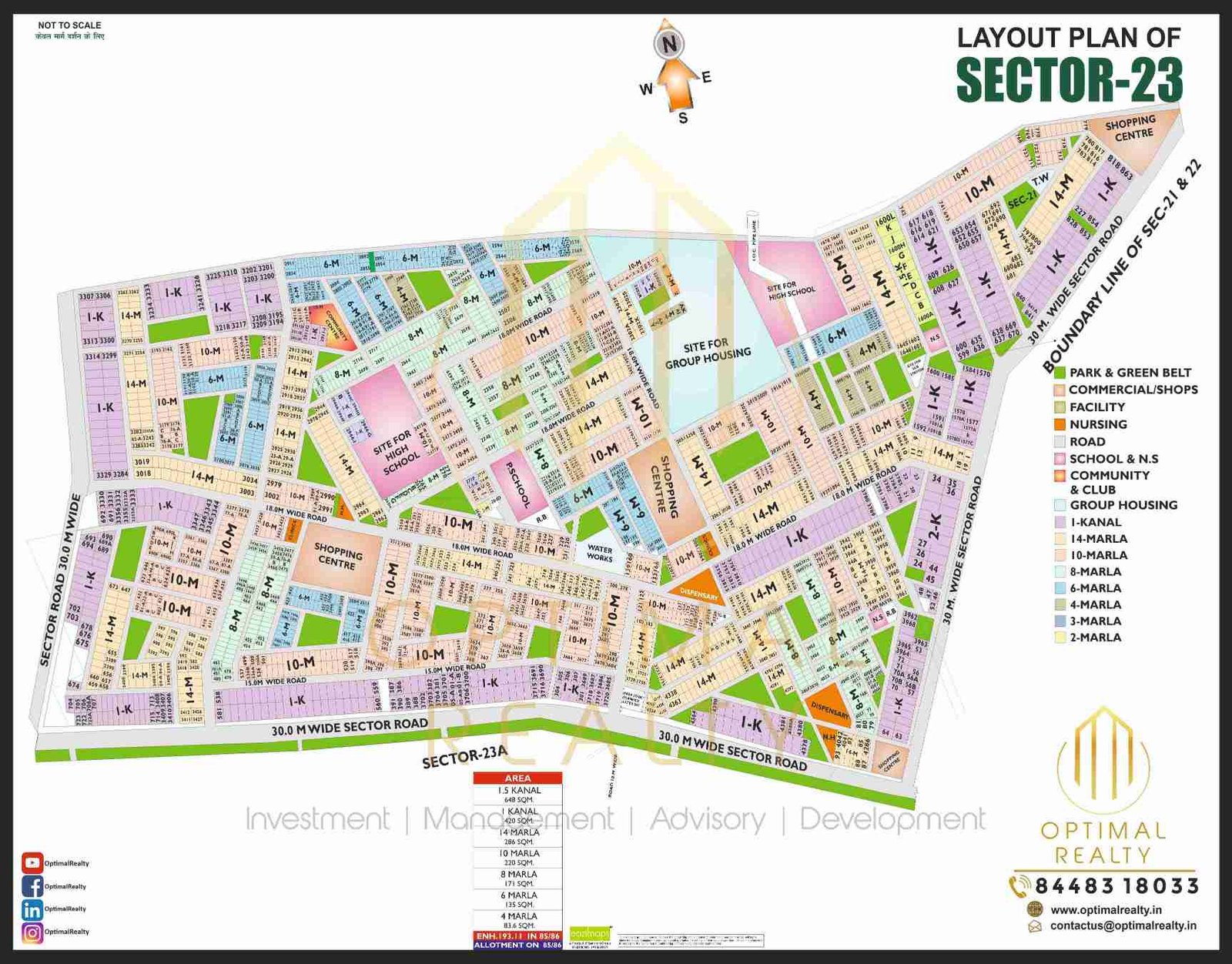 SECTOR 23 map preview